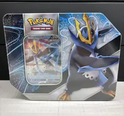 Pokemon Trading Card Game Strikers Tin Empoleon V EVOLVING SKIES Factory Sealed! - Image 1