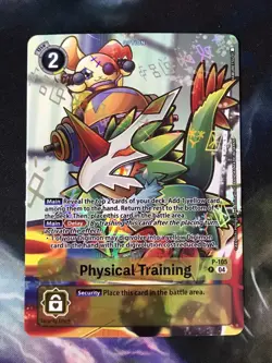 Digimon Card Game Physical Training Alternate Art P-105 Promo - Image 1