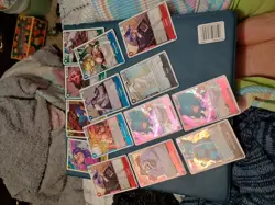 One Piece TCG lot of 45 RARE foil Holo cards M/NM.. Op07 Cards - Image 1
