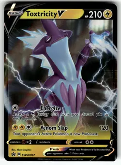 Toxtricity V - SWSH017 SWSH: Sword & Shield Promo Cards NM Pokemon Card TCG - Image 1