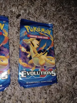 Pokemon XY Evolutions Booster Trading Card Game 1 Booster Pack Fresh From Tin 820650801556 - Image 1