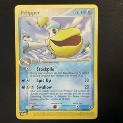 Pelipper 19/109 Rare EX Ruby & Sapphire Pokemon Card - Image 1