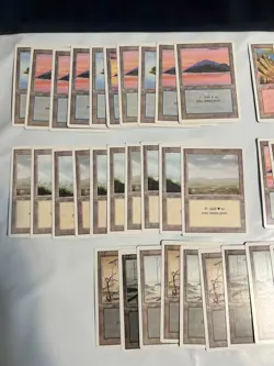 MTG REVISED Edition (1994) 50 BASIC LAND cards LOT - Magic the Gathering - Image 2