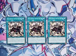 Dark Contract With The Zero King 1st Edition Common DOOD Yugioh Card PLAYSET - Image 1