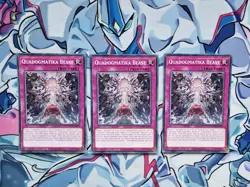 Quadogmatika Beast 1st Edition Common DOOD Yugioh Card PLAYSET - Image 1