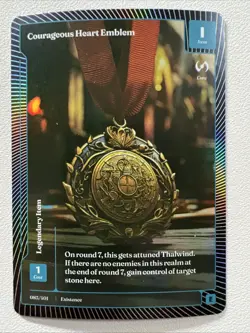 Wonders of the First Courageous Heart Emblem Classic Foil Epic Rare - Image 1