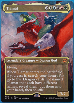 Tiamat (Borderless) Adventures in the Forgotten Realms NM (506841) ABUGames - Image 1