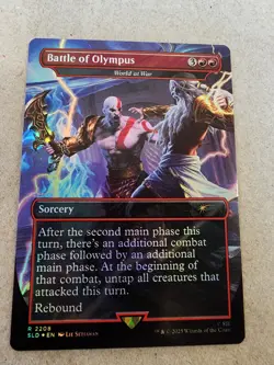 Battle of Olympus - World at War - Foil - God Of War - Secret Lair Drop - Mtg - Image 1