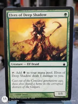 Elves of Deep Shadow #161 (LP) Ravnica City of Guilds RAV Magic MTG - Image 1