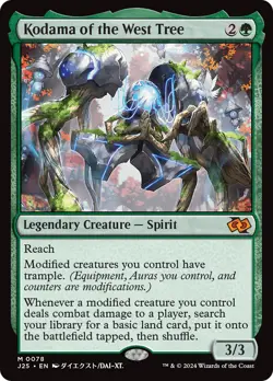 Kodama of the West Tree (Anime) [Foundations Jumpstart] Magic MTG - Image 1