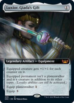 Near Mint x 1 Luxior, Giada's Gift - Foil - Extended Art Streets of New Capenna - Image 1