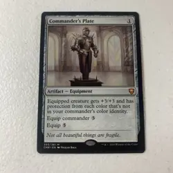 Commander s Plate - 305 - NM - Commander Legends (CMR) - MTG - Image 1