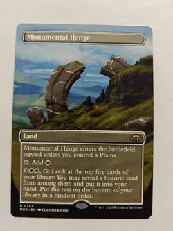 Monumental Henge - Extended Art MH3 NM MTG - Image 1