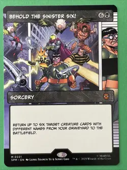 Behold the Sinister Six! (Borderless) Marvel's Spider-Man Regular #221 - Image 1
