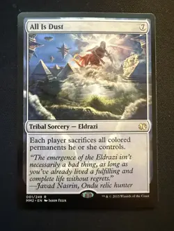 All Is Dust 1 - R - Modern Masters 2015 - Normal - MTG - LP - Image 1