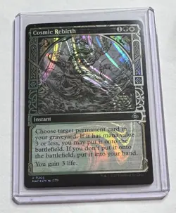 Cosmic Rebirth #208 March of the Machine: The Aftermath Showcase Halo Foil NM/M - Image 1