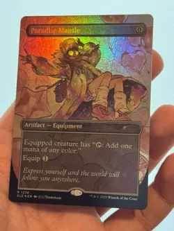 1X FOIL Paradise Mantle BORDERLESS MINT MTG Magic Secret Lair City Styles EDH - Image 2