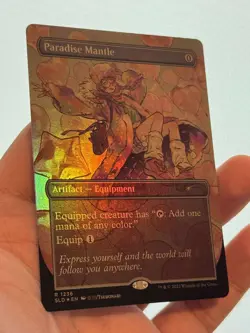 1X FOIL Paradise Mantle BORDERLESS MINT MTG Magic Secret Lair City Styles EDH - Image 3