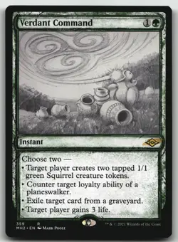 Verdant Command (Showcase) R Modern Horizons 2 359 LP - Image 1