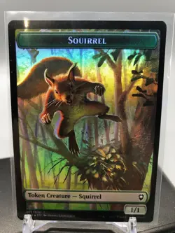 MTG - Squirrel Token / Treasure Token - Commander Legends: Battle - NM/M - MTG - Image 1