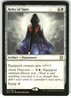 Robe of Stars: MtG Magic the Gathering Forgotten Realms Commander Rare - Image 1