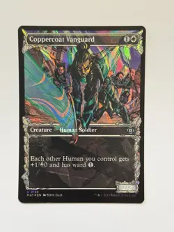 Coppercoat Vanguard (Halo Foil) March of the Machine: The Aftermath Foil NM - Image 1