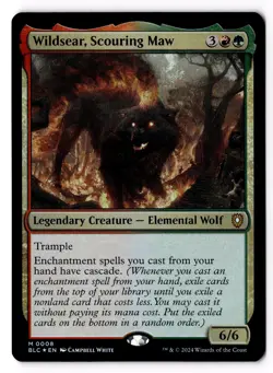 Wildsear, Scouring Maw 8 Commander: Bloomburrow Foil NM - Image 1