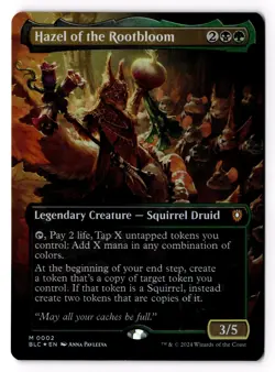 Hazel of the Rootbloom (Borderless) 2 Commander: Bloomburrow Foil NM - Image 1