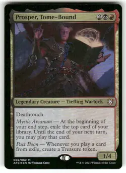 MTG Prosper, Tome-Bound - Foil, NM-Mint, English Commander: AFR - Image 1