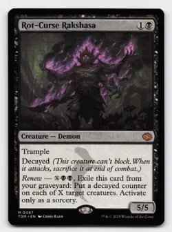 Rot-Curse Rakshasa M Tarkir: Dragonstorm 87 NM - Image 1
