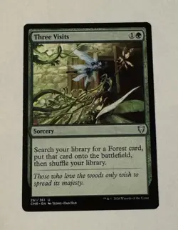 MTG Three Visits - Commander Legends NM - Image 1
