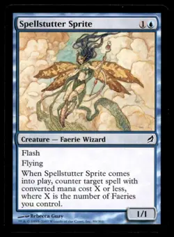 MTG Spellstutter Sprite LP Light Play Lorwyn [4543] - Image 1