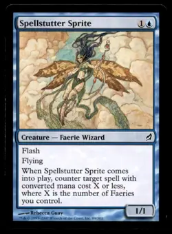 MTG Spellstutter Sprite LP Light Play Lorwyn [4545] - Image 1