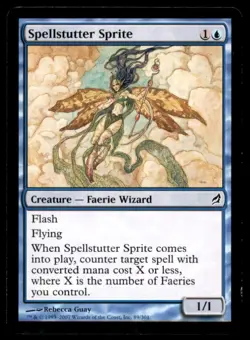 MTG Spellstutter Sprite LP Light Play Lorwyn [4525] - Image 1