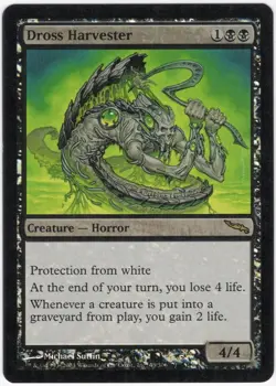 Dross Harvester 2003 Mirrodin FOIL Black Rare Creature MTG NM AZ4 - Image 1