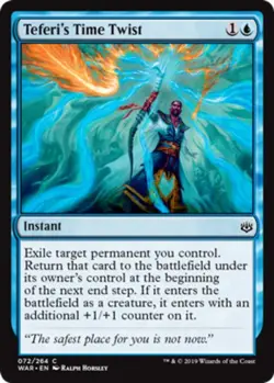 4 x Teferi's Time Twist - War of the Spark - NM-Mint - MTG - Image 1