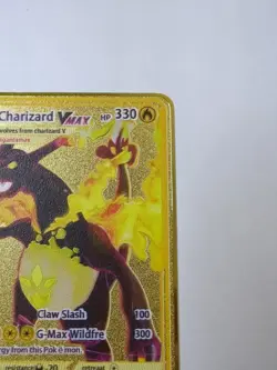 [METAL] Charizard VMAX Gold Metal Rare Card | Pokemon - Image 2