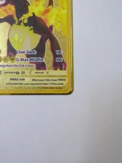 [METAL] Charizard VMAX Gold Metal Rare Card | Pokemon - Image 5
