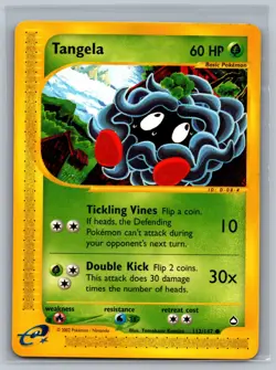 Pokemon TCG Tangela #112/147 CCG Aquapolis - Image 1