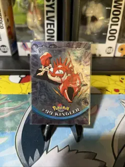 #99 Kingler - Pokemon Topps Card - Blue Logo - Image 1