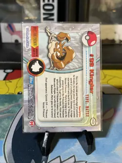 #99 Kingler - Pokemon Topps Card - Blue Logo - Image 2