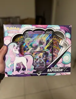 Sword & Shield Pokemon TCG Galarian Rapidash V Box - Factory Sealed - Image 1