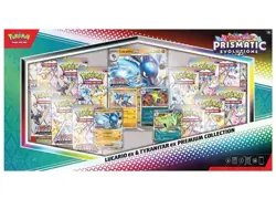 Pokemon TCG Prismatic Evolutions Lucario ex and Tyranitar ex Premium Collection - Image 1