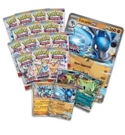 Pokemon TCG Prismatic Evolutions Lucario ex and Tyranitar ex Premium Collection - Image 3