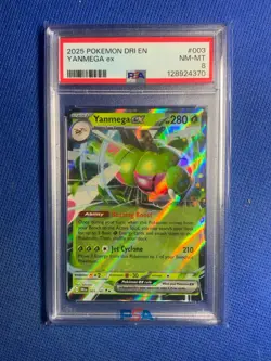 2025 Pokemon SV Destined Rivals DRI EN Yanmega ex #003/182 - Image 1