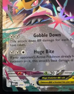 Mega Mawile EX 094/132 Double Rare Mega Evolution Pokemon TCG - Image 4