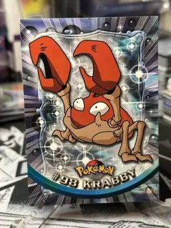 Krabby Italian Topps Pokemon TV Animation Edition Series 2 #98 2000 04qn - Image 1