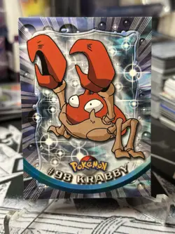 Krabby Italian Topps Pokemon TV Animation Edition Series 2 #98 2000 04qn - Image 2