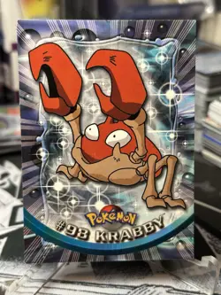 Krabby Italian Topps Pokemon TV Animation Edition Series 2 #98 2000 04qn - Image 4