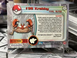 Krabby Italian Topps Pokemon TV Animation Edition Series 2 #98 2000 04qn - Image 5